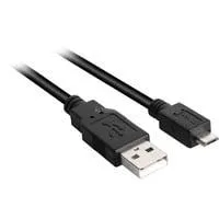USB 2.0 Kabel, USB-A Stecker > Micro-USB Buchse schwarz, 1,5 Meter