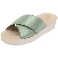 vitaform Damen Pantoletten Samtziegenleder Pantolette