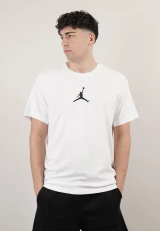 Nike Air Jordan Jumpman Herren-T-Shirt mit Rundhalsausschnitt in Weiß