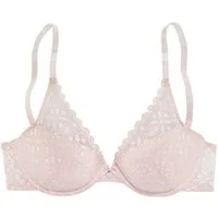 s.Oliver Push-up-BH Amelie aus floraler, transparenter Spitze, Dessous
