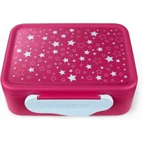ergobag Trinkflasche Kunststoff Brotdose Sternchen, Brotbox, Lunchbox, Pausenbox, Snackbox