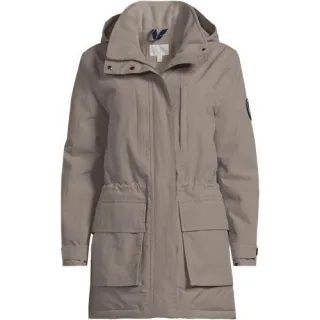Wasserdichter Parka SQUALL, Damen,  Beige, Nylon, by Lands' End