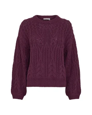 msch copenhagen - MSCHMarisela Pullover Potent Purple - Gr. - S