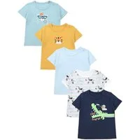 TupTam T-Shirt TupTam Baby Jungen Kurzarm T-Shirt 5er Set