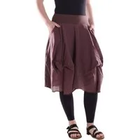 Vishes Sommerrock Damen knielanger Rock Baumwolle Vintage, Retro extra breiter Bund Alternative Bekleidung, Ethno, Hippie, Retro Style