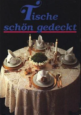 Tische schön gedeckt