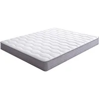 Federkernmatratze, Flieks, 20 cm hoch, Gerollte Matratze 140×200cm, Härtegrad: H3, mit ergonomischen Modulen