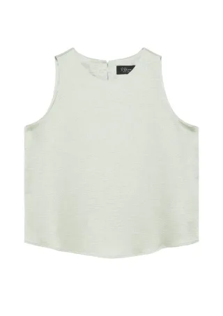 s.Oliver BLACK LABEL - Ärmellose Bluse blau - Gr. - 34