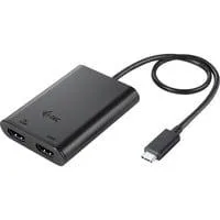Video Adapter USB-C > Dual HDMI 4K / 60Hz (single 8K / 30Hz) schwarz, 30cm Kabel