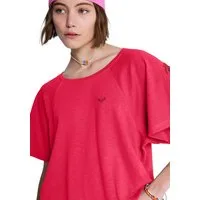 Roxy T-Shirt TIME FOR PALM TREE Kurzarm, mit Rundhalsausschnitt, aus Baumwolle und Polyester