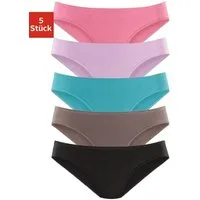 petite fleur by Lascana Bikinislip (5er-Pack) aus elastischer Baumwoll-Qualität
