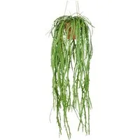 Kunstpflanze Hängende Rhipsalis crispata, Creativ green, Höhe 80 cm, mit zahlreichen Ranken