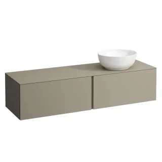 LAUFEN Waschtischunterschrank und Waschtischplatte ALESSI 500x1600x370 H4303530972701