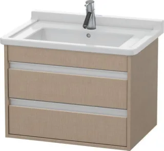 Duravit Ketho Waschtischunterbau wandhängend Leinen Matt 650x455x480 mm - KT664307575 KT664307575