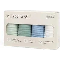 Ehrenkind Spucktuch Mulltücher-Set aus saugfähiger Musselin Bio-Baumwolle, (Sprucktücher Baby im 4er Set, Musselintücher Baby 70x70 cm), viele Einsatzmöglichkeiten wie Stoffwindeleinlage