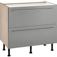 OPTIFIT Unterschrank Bern 90 cm breit, mit 2 großen Auszügen für viel Stauraum
