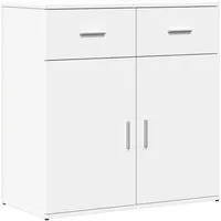 vidaXL Sideboard Sideboard Weiß 79x38x80 cm Holzwerkstoff (1 St)