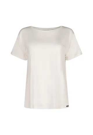 SKINY - Skiny Damen Shirt kurzarm Night In Mix & Match ivory - Gr. - 40