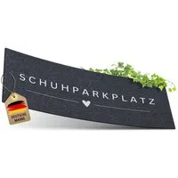 ElbFuchs Fußmatte Schuhparkplatz, Waschbare & Rutschfeste Indoor-Schuhmatte, Schmutzfangmatte für Flur & Eingang