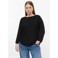 QS 3/4 Arm-Pullover Strickpullover Viskosemix Pullover mit Fledermausärmeln