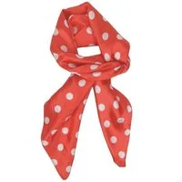 Ella Jonte Halstuch, kleines Tuch Rockabilly rot weiß Punkte 40% Seide Retro