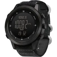 Athlix Digitaluhr APACHE-46 Digitale Sportuhr für Herren Militäruhr Sportuhr, 50m Wasserdicht, Kompass, Barometer, Temperatur