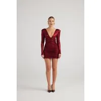 HOLLY LOLLY Midikleid Glänzendes Mini-Kleid Karly