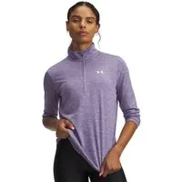 Under Armour® Langarmshirt Under Armour Damen Langarm Shirt Tech 1/2 Zip- Twist 1384225