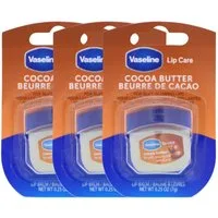 Vaseline Lippenpflegestift 3x Vaseline Lip Therapy Cocoa Butter je 7g Pflegender Lippenbalsam für