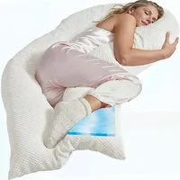 Traumreiter Seitenschläferkissen Traumreiter U Visco Kissen mit Bezug Velour Deluxe