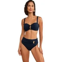 Love & Roses Triangel-Bikini-Top Love & Roses Bikinioberteil, Seepferdchen-Besatz (1-St)