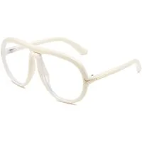 PACIEA Brille Ohne Sehstärke Damen Herren Oversized Anti Blaulicht Mode