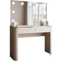 Lookway Schminktisch AVELINE ELITE mit Spiegel und LED-Beleuchtung