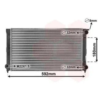Van Wezel Wasserk?hler Seat Toledo VW Golf I II Jetta I II Scirocco + D