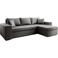 Luxusbetten24 Schlafsofa Designer Sofa Denver, mit Stauraum und Schlaffunktion