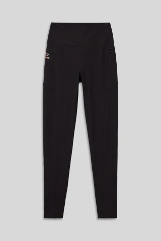 Hochtaillierte Skinny-Leggings mit Tasche
