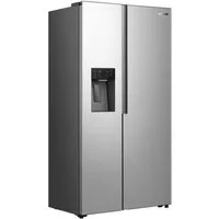 GORENJE Side-by-Side NRS917C61X, 178,6 cm hoch, 91,1 cm breit, mit Wasser-/Eisspender, kein Festwasseranschluss dank Tank