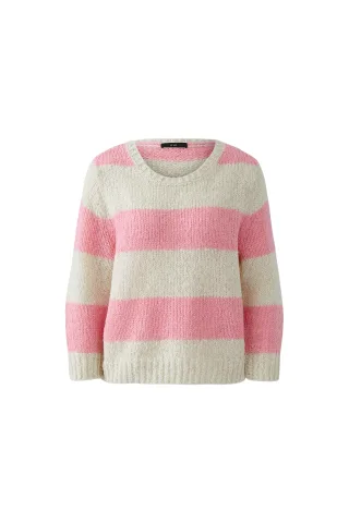 Oui - ESMY Pullover lt stone red - Gr. - 36