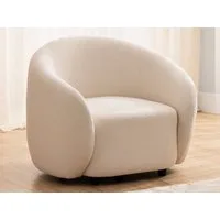 S-Style Möbel Cocktailsessel Roundi aus Bouclé, Luxus & Moderne Kollektion, mit geschwungener Form