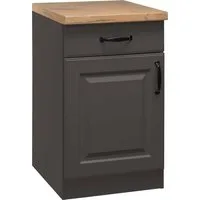 wiho Küchen Unterschrank Erla 50 cm breit mit Kassettenfront