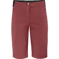 Bergson Outdoorhose AALBORG Vario Bermuda Damen Wandershorts, recycelt, elastisch, sportlich, Normalgrößen, rot