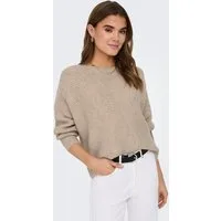 ONLY Strickpullover ONLDANIELLA L/S PULLOVER KNT NOOS Materialmix, regular fit