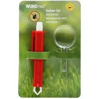 Wundmed Erste-Hilfe-Set Zeckenzange + Lupe