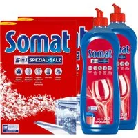 Somat Somat Spülmaschinenpflegeset 2 x Spezial-Salz & Klarspüler Spülmaschinensalz