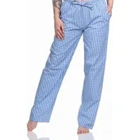 Normann Pyjama Damen Schlafanzug Hose lang gewebt aus Baumwolle – ideal zum relaxen