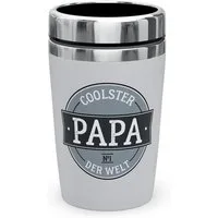 La Vida Thermobecher Thermobecher Isolierbecher Kaffeebecher To Go 240ml la vida, Material: Edelstahl, Kunststoff