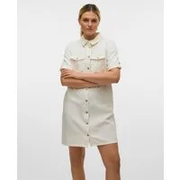 Vero Moda Jeanskleid VMJENNIE SS SHORT DENIM DRESS NOOS
