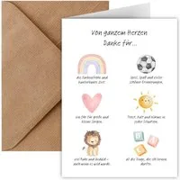 Things of Happiness Grußkarte Karte Abschied Kindergarten, Kita, Karte für Erzieher Erzieherin