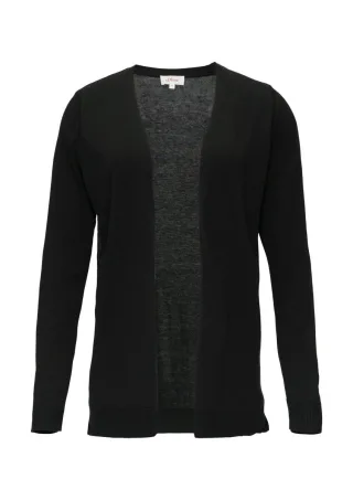 s.Oliver Red Label - Cardigan aus Viskose-Baumwollmix schwarz - Gr. - 38
