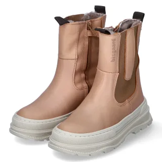 Bisgaard Winterstiefeletten MILA LAMB - Gr. 30 - Beige - Glattleder